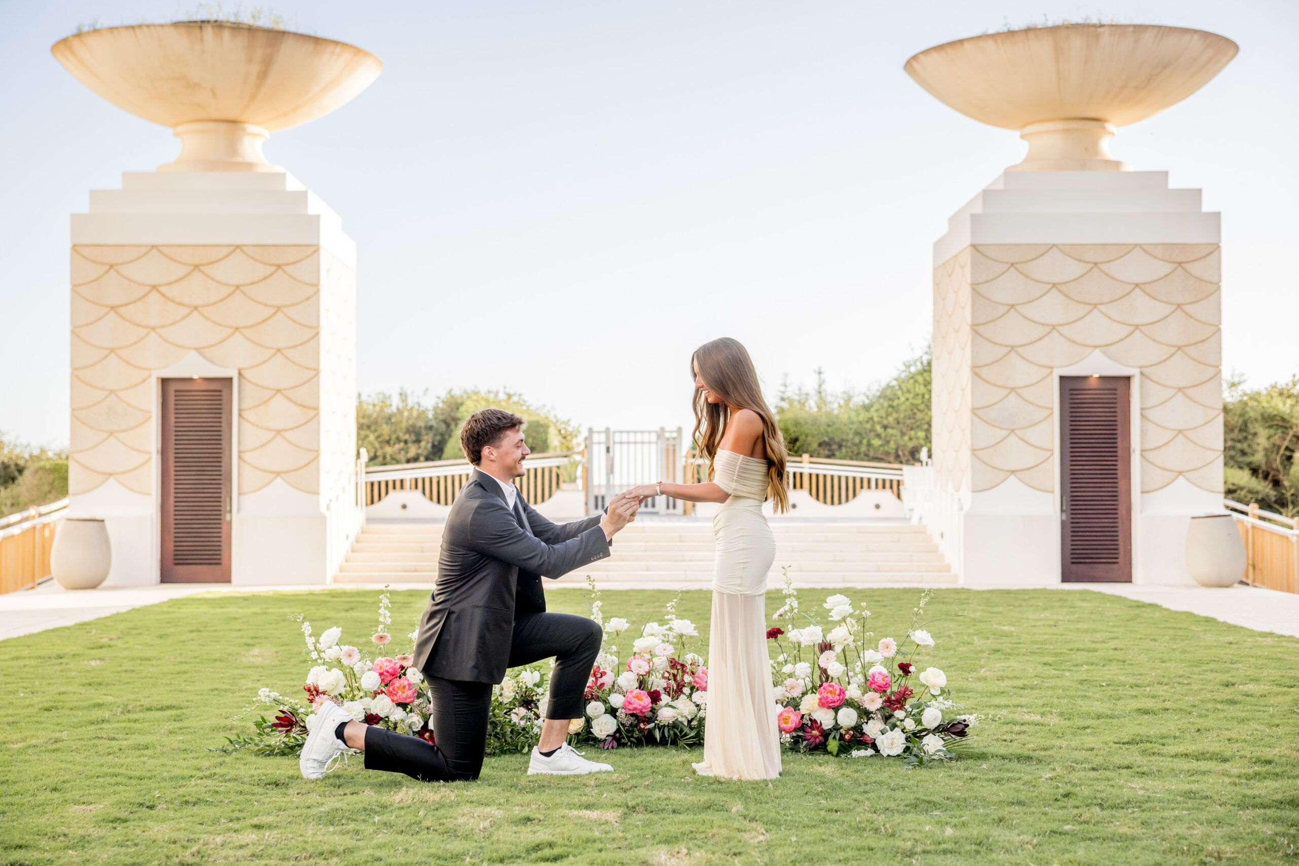 Konnor Griffin surprise proposal moment 30A Ti Adoro Studios