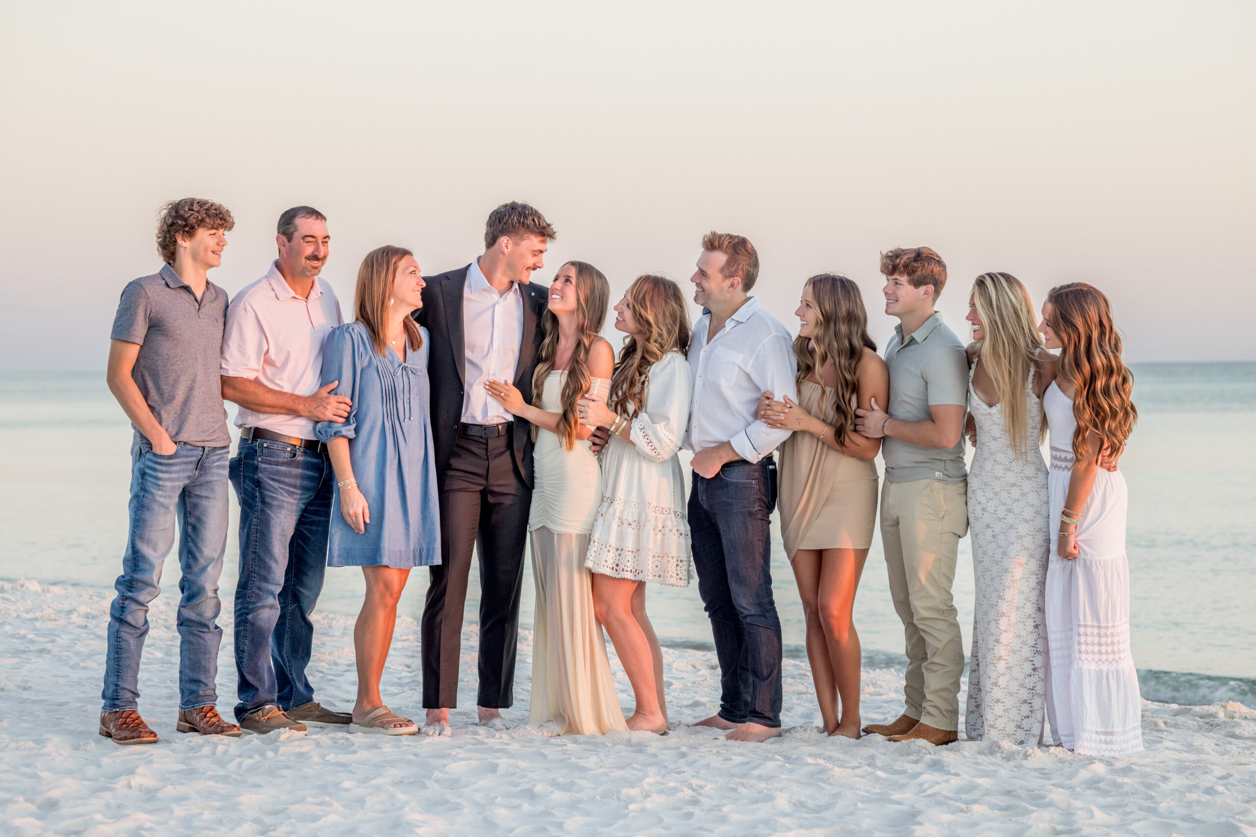Konnor Griffin newly engaged couple family portraits 30A beach Ti Adoro Studios