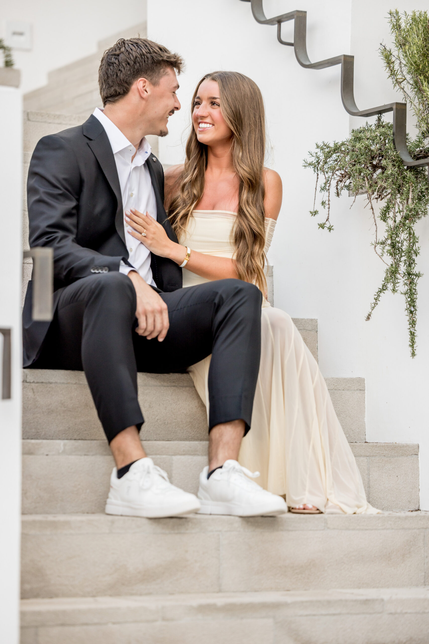 Konnor Griffin engagement portraits after proposal 30A Ti Adoro Studios