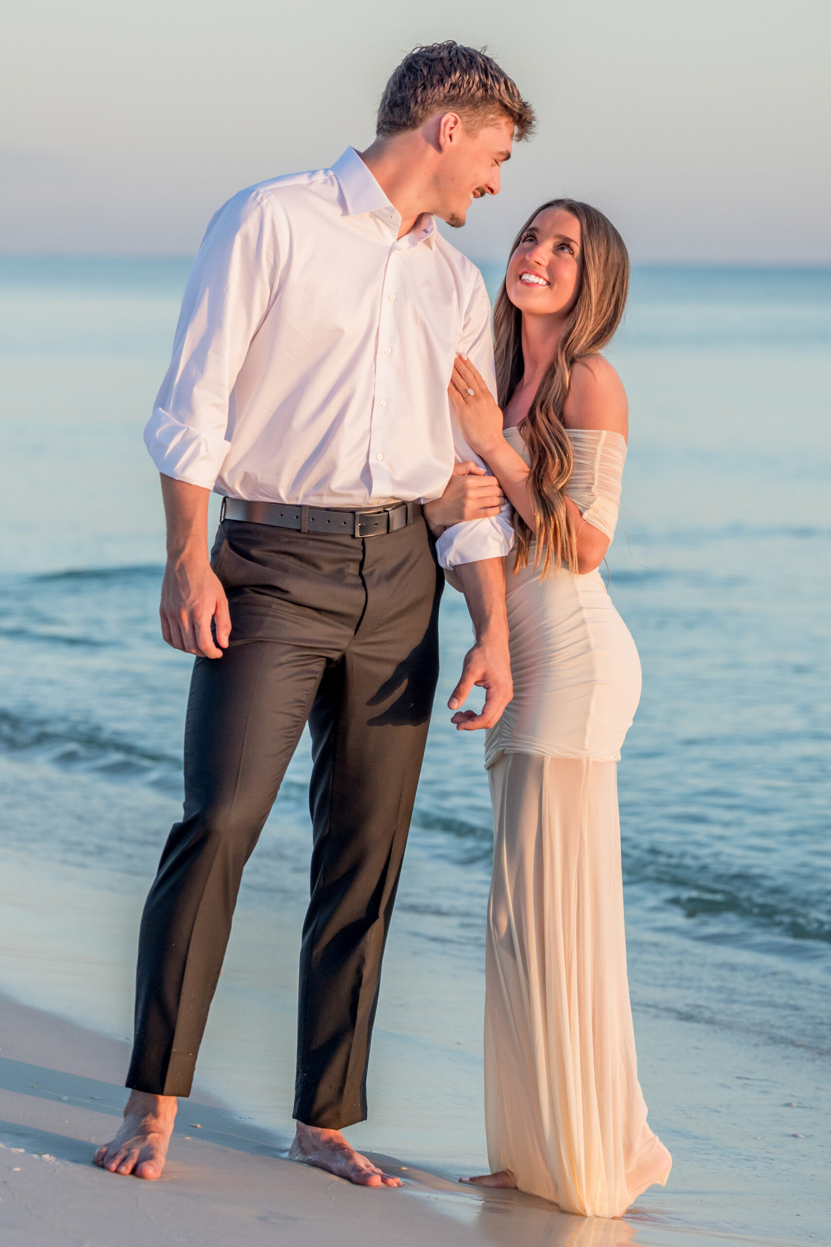Konnor Griffin engaged couple 30A beach portraits Ti Adoro Studios