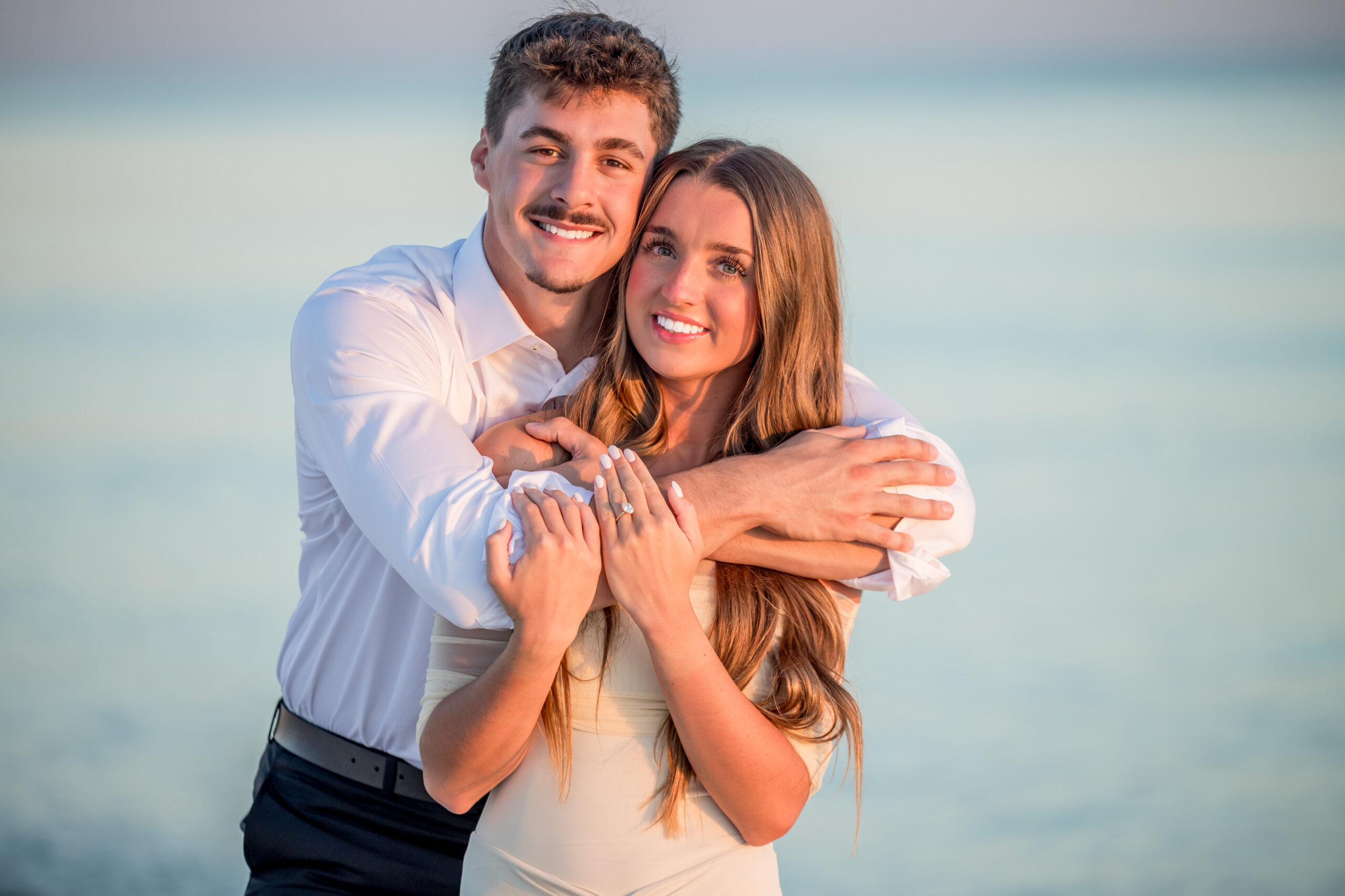 Konnor Griffin engaged couple ring portrait 30A beach Ti Adoro Studios